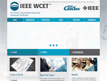 Tablet Screenshot of ieee-wcet.org